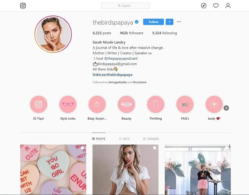 Appear in The Related Accounts Suggestions on Instagram