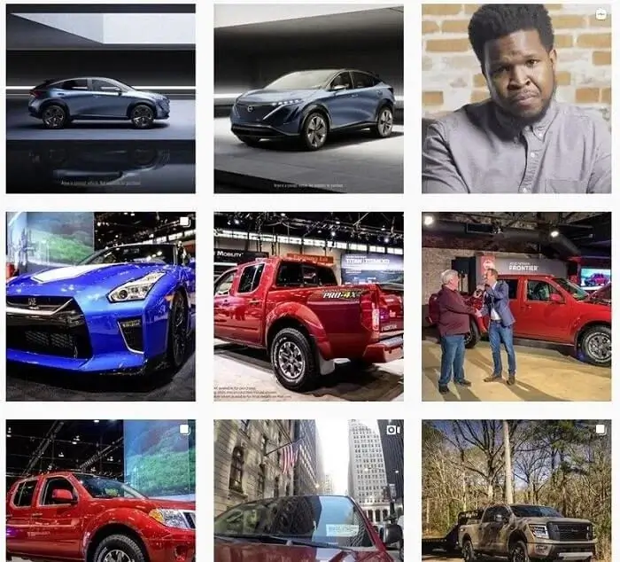 Instagram account NissanUSA